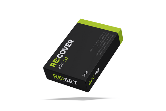 Black box with green top labeled 'RE:COVER' on a Transparent background