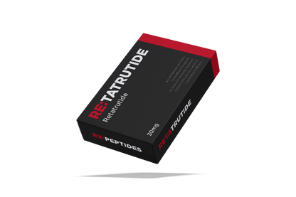 RE:TATrutide packaging on a white background